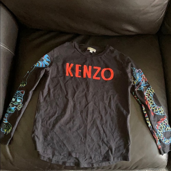 Kenzie Boys Dragon Long Sleeve Shirt 6 - EUC - Picture 1 of 4